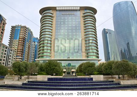 15-10-2018 Baku.azerbaijan.hotel Absheron Marriott Located On The Shores Of The Caspian Sea.