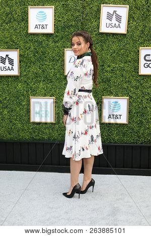 LOS ANGELES - OCT 14:  Sarah Jeffery at the CW Network's Fall Launch Event  at the Warner Brothers Studios on October 14, 2018 in Burbank, CA