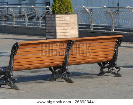 Small Architectural Forms In The City, Benches, Details