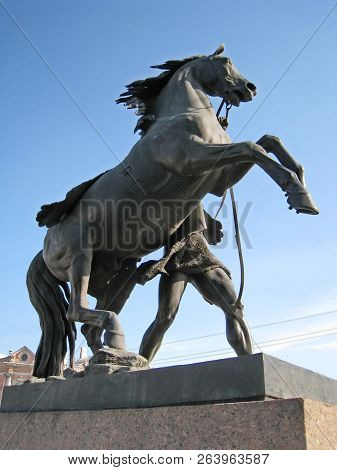 St.petersburg, Russia - Sept 12, 2018: Monument 