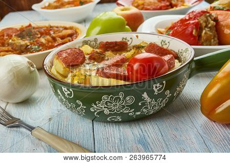Hungarian  Rakott Krumpli