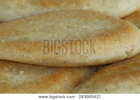 Cornmeal Bread Loafs - Mchadi From Georgian Cuisine