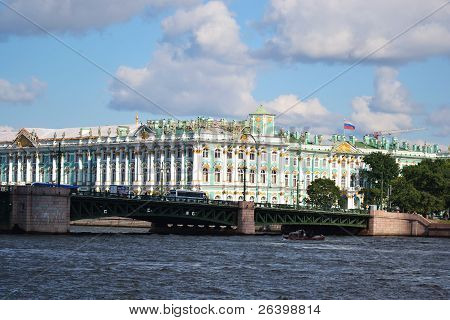 Winter Palace og Palace Bridge