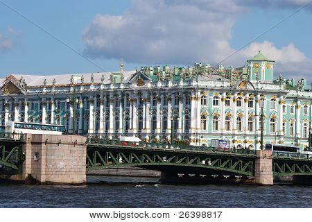 Winter Palace og Palace Bridge