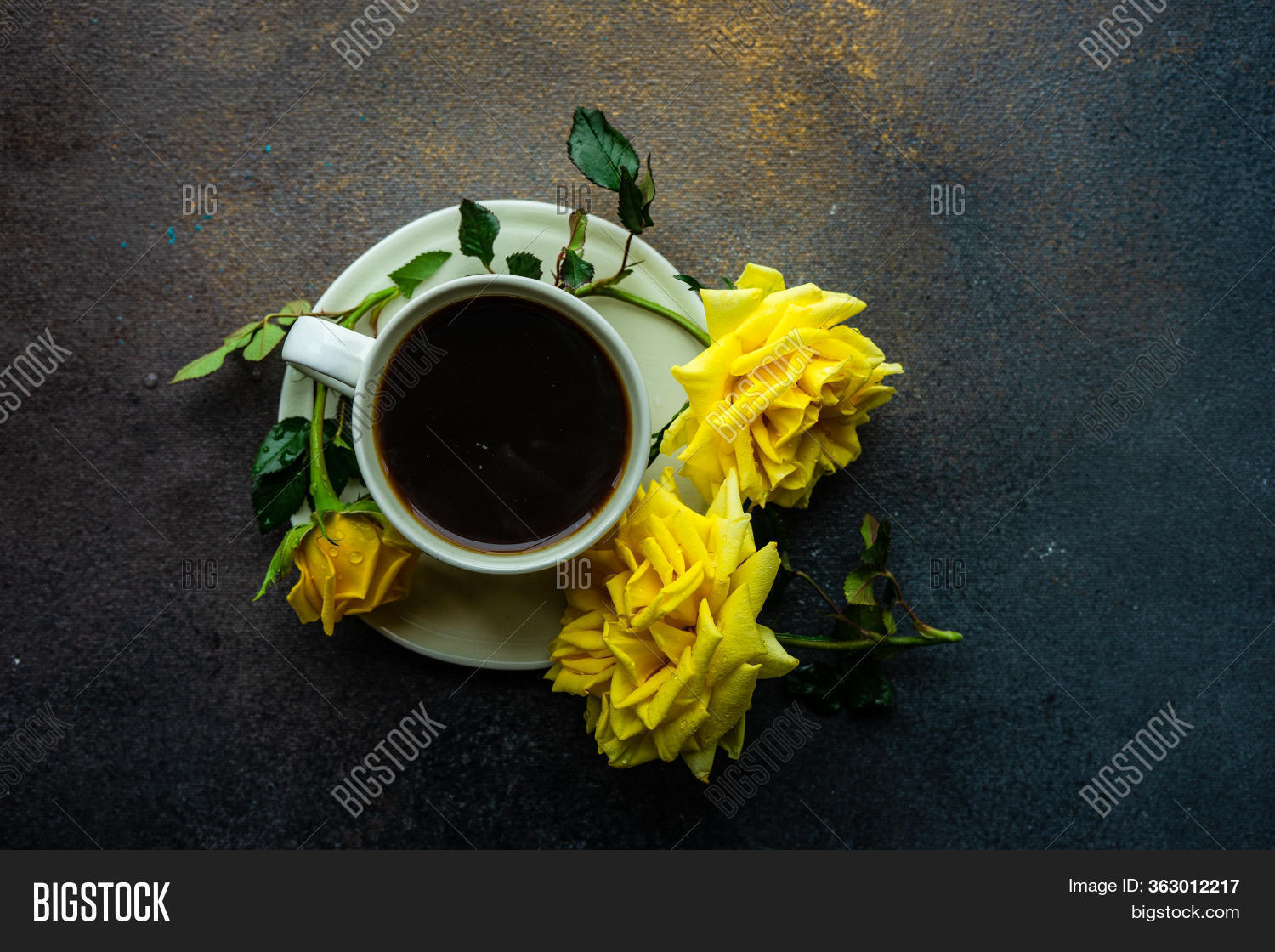 Cup Coffee Yellow Image & Photo (Free Trial) Bigstock