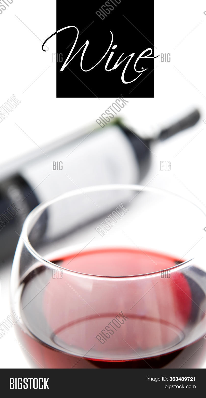 Red Wine Menu Design Image & Photo (Free Trial) Bigstock