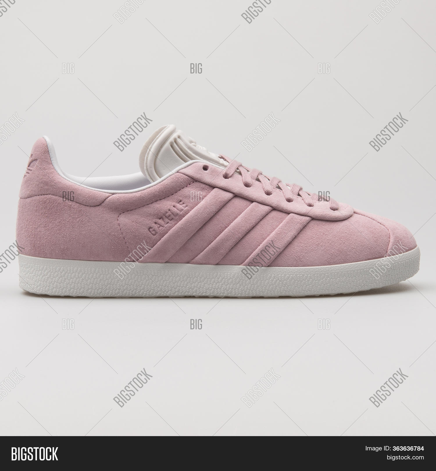 adidas gazelle stitch and turn pink