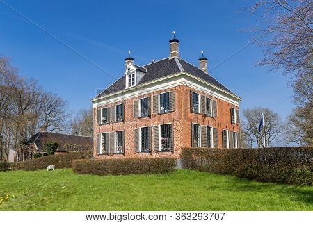 Historic Mansion Ennemaborg In Midwolda, The Netherlands