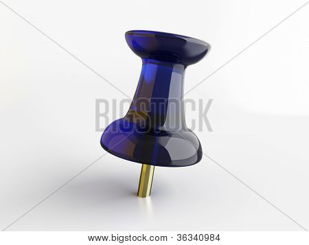 블루 종이 핀