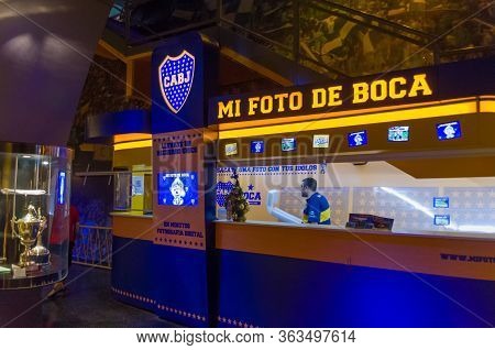 Buenos Aires  , Argentina, December 28 - 2015: La Bombonera Football Stadium (alberto José Armando S