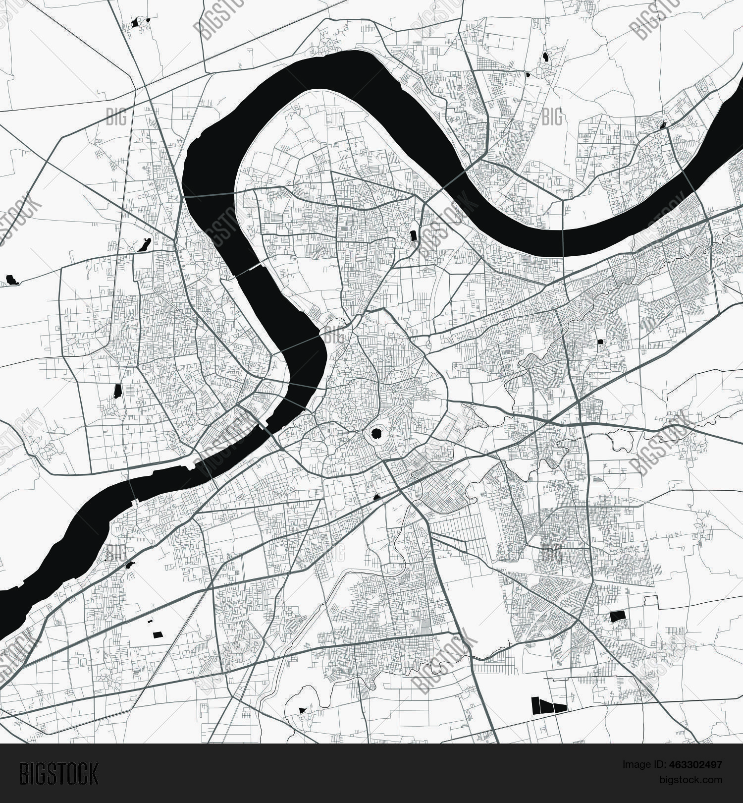 Map Surat City. Urban Vector & Photo (Free Trial) | Bigstock