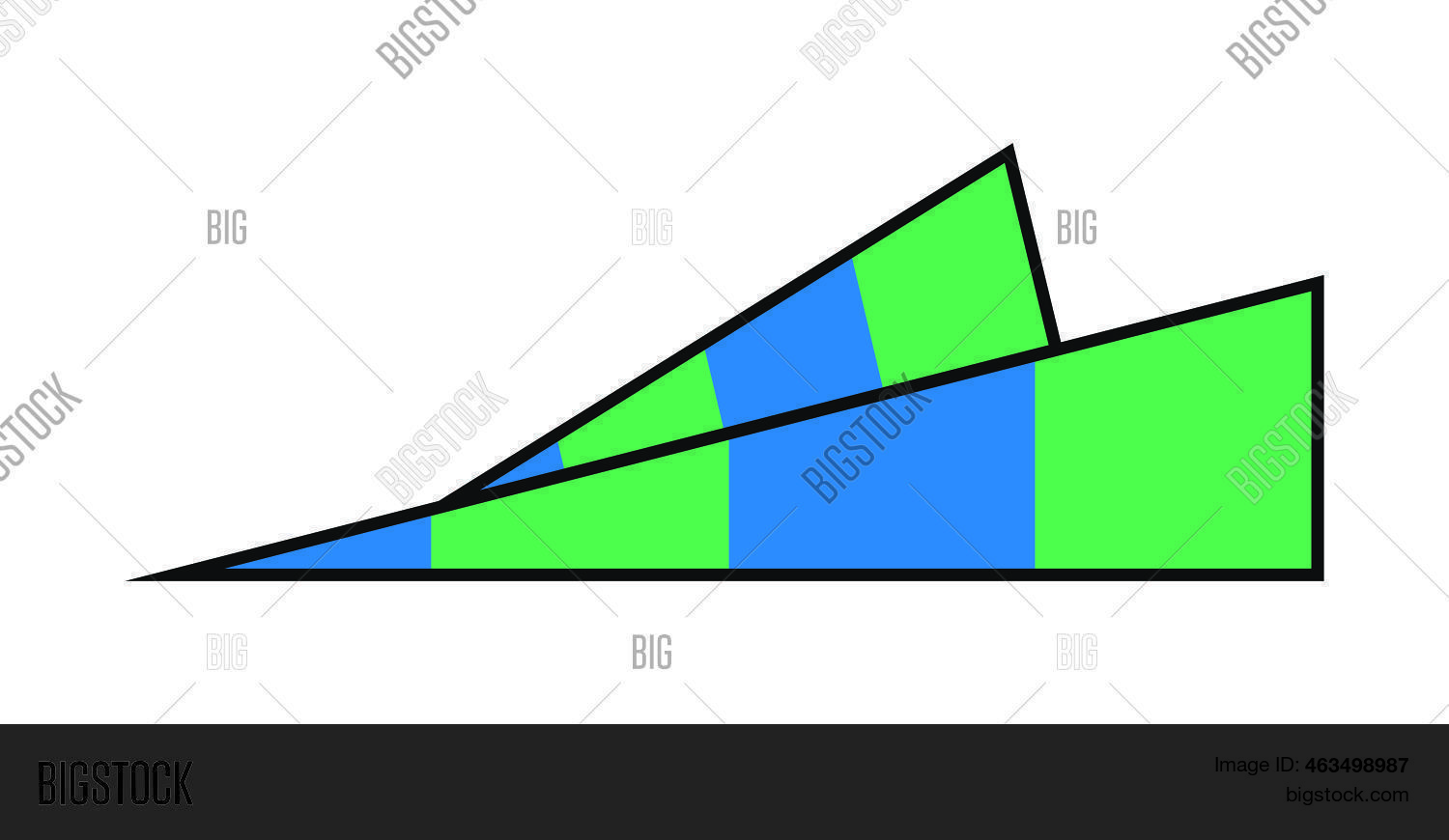Drawing Incline Symbol Folding Incline Mat Vector & Photo (Free Trial) | Bigstock