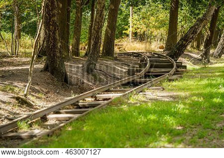 Remains Of Railway From Wwii Of The German Occupation In Havelte, The Netherlands