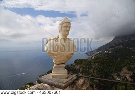 Detail Of Villa Cimbrone In Ravello, Italy. High Quality Photo