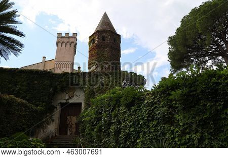 The Splendid Villa Cimbrone In Ravello, Italy. High Quality Photo