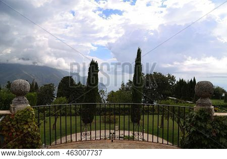 Detail Of Villa Cimbrone In Ravello, Italy. High Quality Photo