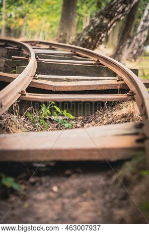 Remains Of Railway From Wwii Of The German Occupation In Havelte, The Netherlands