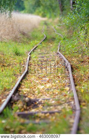 Remains Of Railway From Wwii Of The German Occupation In Havelte, The Netherlands
