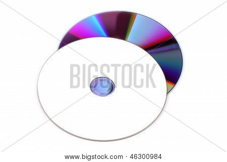 Tyhjä valkoinen Dvd Cd