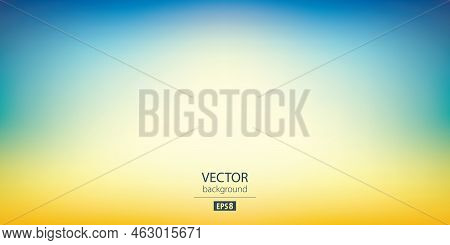 Blue And Yellow Gradient Vector Background