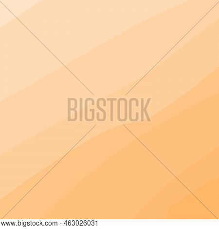 Abstract Background Wave Texture In Trendy Pale Orange Shades In Watercolor Manner. Copyspase