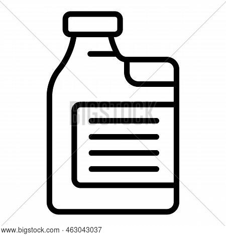 Car Engine Fluid Icon Outline Vector. Auto Liquid. Water Coolant