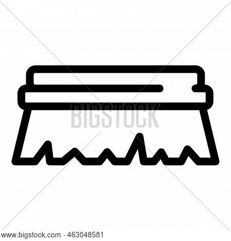Horse Clean Brush Icon Outline Vector. Race Sport. Cup Run Fast