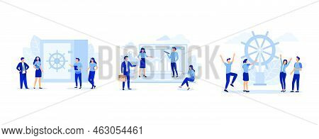 Closed Bank Safe Open With A Key,  Analysis Of Statistical Data In A Computer,  Leadership Qualities