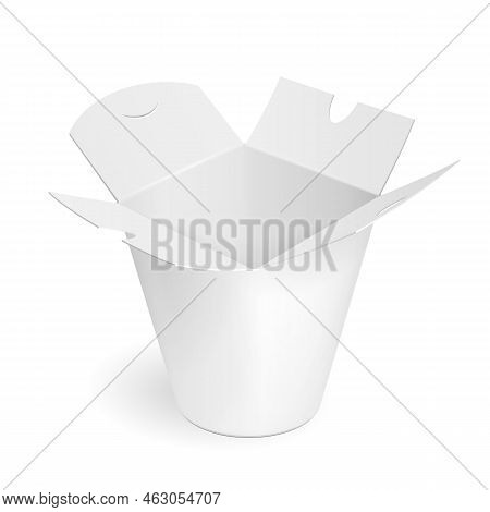 Asian, Chinese, Thai, Korean Cardboard Food Tub Box. Wok, Udon, Rice, Kimchi, Soba, Crystal, Glass N
