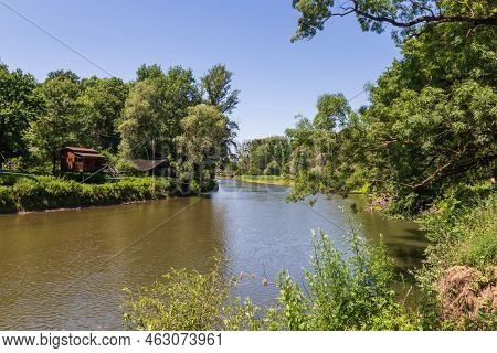 The Confluence Of The Rivers Dyje And Morava On The Border Of The Three States Of The Czech Republic
