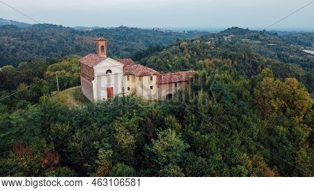 Christian Church In Piedmont Hills, Northern Italy.