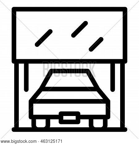 Cinema Event Icon Outline Vector. Car Drive. Air Show