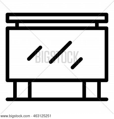 Air Show Cinema Icon Outline Vector. Auto Drive. Theater Car