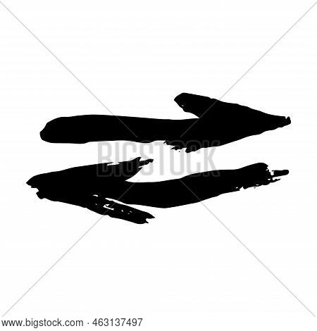 Black Arrow Direction Icon Indicate Orientation Direction