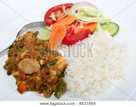 Shabnam warzywo wegetariańska Curry zbliżenie