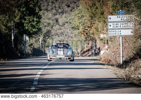 Novella, Corsica, France - 7th October 2022: Thierry Bousquet And Marc Jourdan Compete In Their Pors