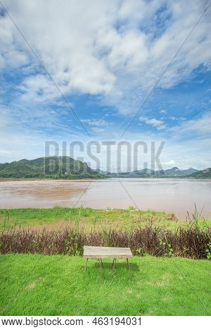 The Scenery Of The Mekong River At Kaeng Khut Khu, Chiang Khan, Loei Province.