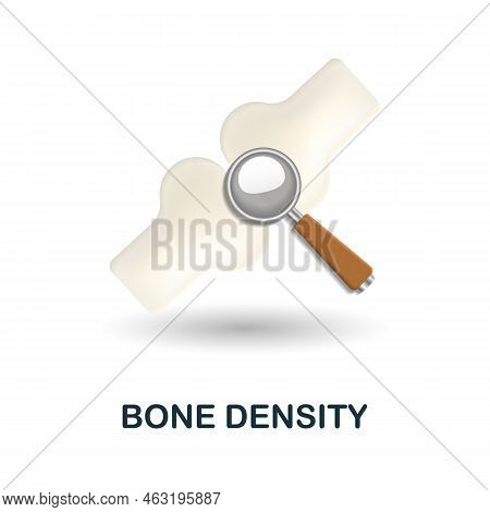 Bone Density Icon. 3d Illustration From Health Check Collection. Creative Bone Density 3d Icon For W