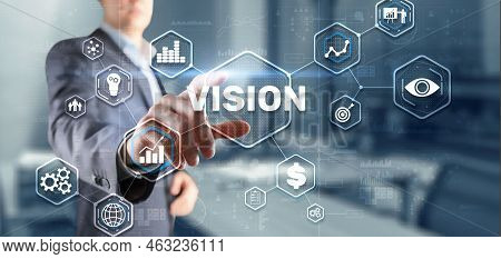 Vision Direction Future Business Inspiration Motivation Concept
