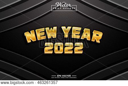 New Year 3d Editable Text Effect Design