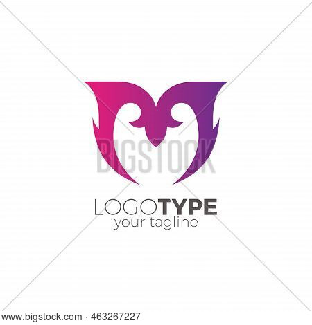 Letter M Logo. suitable for initial or company design