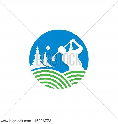 Golf Logo Unique, Golf Icon, Sport Logo Design