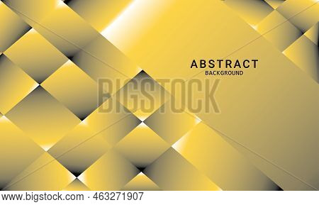 Vector Color Golden Abstract Geometric Triagle Shape