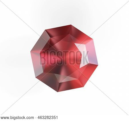 Red Diamond On White Background Transparent, Red, Crystal, Jewel, Luxury, Gemstone,