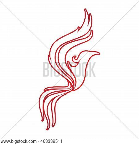 Phoenix Vector Icon Illustration