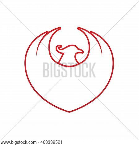Phoenix Vector Icon Illustration