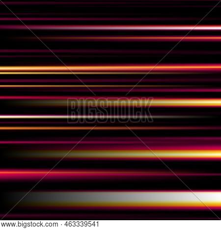 Vector Image With Horizontal Defocused Thin Lines