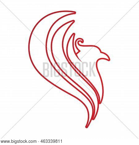 Phoenix Vector Icon Illustration