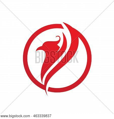 Phoenix Vector Icon Illustration