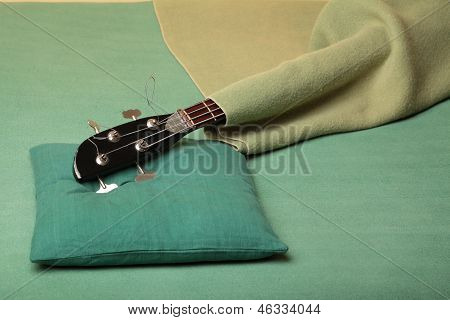 Guitar In Bed